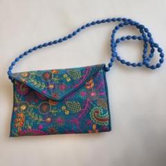 インド購入 刺繍バッグ サコッシュ