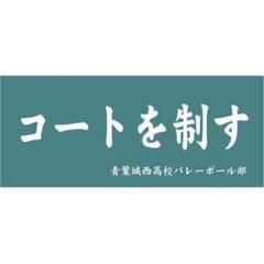 ハイキュー 横断幕 スポーツタオル 青葉城西 「コートを制す」+