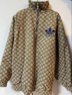 未使用美品【グッチ】×adidas ボンバージャンバー Lサイズ 累積売上総額第1位【GUCCI】adidas x Gucci ボンバージャケット
