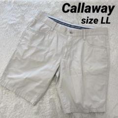 Callaway キャロウェイ ゴルフウェア ハーフパンツ　　　ベージュ LL