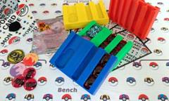 ポケモンカードゲーム用アクリルダメカン収納ケース【ケースカラー：ブルー1個】