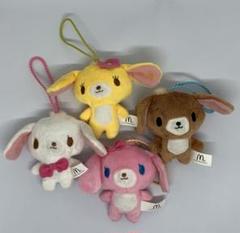 当時品 希少　15cm×10cmミニぬいぐるみ　シュガーバニーズぬいぐるみ シュガーバニーズ ぬいぐるみ
