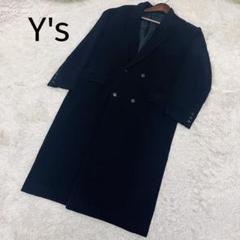 ヨウジヤマモト　黒 チェスターコート 長袖 ロング丈 楽天市場】Yohji Yamamoto(Ys) ヨウジヤマモト コート サイズ:4