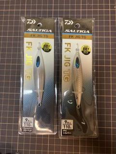 FKジグ tg 110g ２個セットシルバー、グローヘッド　タングステン　ダイワのサムネイル