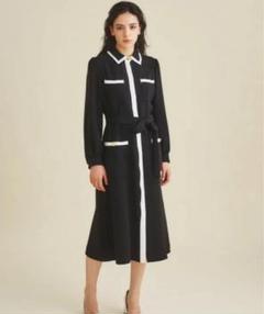 ✨美品✨グレースコンチネンタルバイカラーシャツドレス