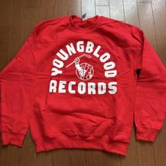 YOUNGBLOOD RECORDS Sweat スウェット M 赤 YOUNG BLOOD スウェット M 赤 - メルカリ