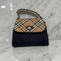 90s BURBERRY バーバリー ミニバッグ ハンドバッグ ノバ ホース 90s BURBERRY バーバリー ミニバッグ ハンドバッグ ノバ ホース