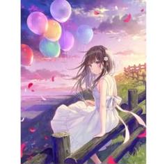 ダイヤモンドアート キット 可愛い 女の子 25色 ZK2130-30x40
