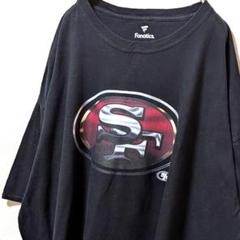 ファナティクスNFL SFフォーティナイナーズ19 Tシャツブラック黒4XL古着