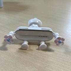 車用 花のデザイン スマホスタンド クリップ式