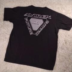 AVIREX Tシャツ バックプリント L ブラック