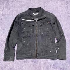 00's vintage デニムジャケット ジージャン ブラック ストレッチ 黒