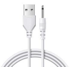 充電ケーブル USB to DC DC充電ケーブル 100cm ホワイト