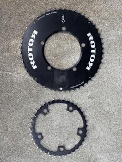 ROTOR noQ 144 53 ピスト チェーンリング ブルーラグ サーリー