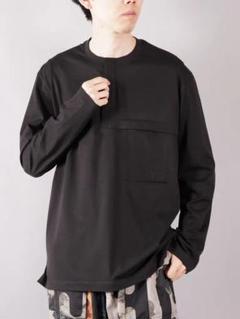 【2XLサイズ】Ｙ−３ M CLASSIC HENLEY BLACK