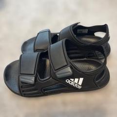 adidas ブラック サンダル 22cm マジックテープ