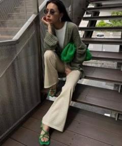 【新品】AMERI VINTAGE EASY RUSSEL KNIT PANT
