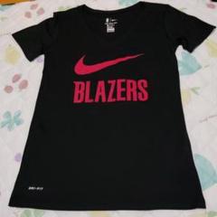 美品NikeナイキBlazersブレイザーズ半袖TシャツXS黒バスケNBA