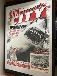 レア　Guns N' Roses リトグラフ　ガンズアンドローゼズ ポスター
