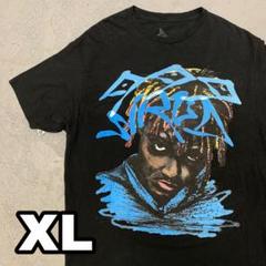 3WD66 【ラップt】 Juice Wrld 大判プリント tシャツ