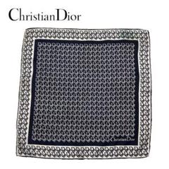 ★新品★Christian Dior ディオール トロッター ハンカチ 贈答品 Christian Dior - クリスチャン ディオール トロッター ネイビー