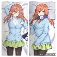 中野三玖調 クッションカバー タペストリー 水着版 新品未開封 五等分の花嫁∽_描き下ろしほぼ等身大タペストリー(水着)／中野