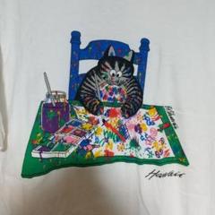 クリバンキャット シャツ メンズM アメリカ製 クレイジーシャツ90s