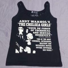 Andy Warhol HYSTERIC GLAMOUR　キャミソール　総柄　黒 HYSTERIC GLAMOUR ヒステリックグラマー 0442CT04 ANDY WARHOL