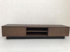 【美品中古】ニトリ 幅150cm テレビ台 ミドルブラウン木目調 楽天市場】前板に天然木アルダー材を使用した高級感のある幅