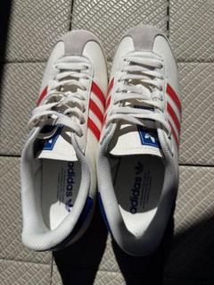 adidas K 74スニーカー ホワイト/レッド/ブルー 26.0cm