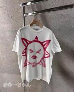 Our Legacy 赤い太陽プリント ホワイトTシャツ Our Legacy 赤い太陽プリント ホワイトTシャツ