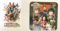 ヒロアカ展 カフェ 数量限定ドリンクコースター&プチケーキステッカー セット