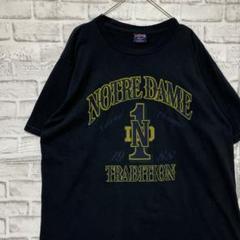 USA製90sヴィンテージTシャツ！シングルステッチノートルダム大学古着XL25