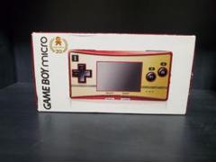 箱・説明書付き⭐️任天堂：ゲームボーイミクロ本体 ファミコンカラー 限定記念モデル 美品】ゲームボーイミクロ ファミコンカラー 箱 取説 その他付属