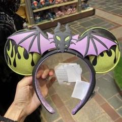 香港ディズニーカチューシャハロウィンマレフィセントドラゴンG2