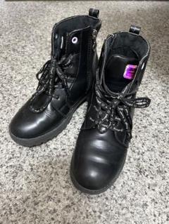 ANAPGIRLブーツ　ハートロゴ付き