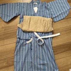 新品未使用　ペアマノン　ボーイズ浴衣　120 男の子　　青