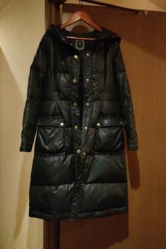 新品　2024aw ZARA 撥水　耐風　フード　ロング　ダウンコート　M 黒 新品 2024aw ZARA 撥水 耐風 フード ロング ダウンコート L 黒
