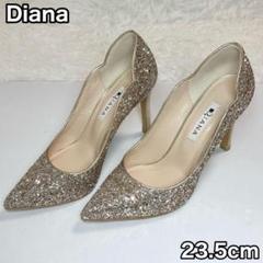 Diana ダイアナ ゴールド グリッター ハイヒール パンプス