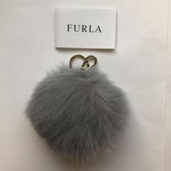 新品】FURLA フルラ ファーチャーム キーホルダー バッグ