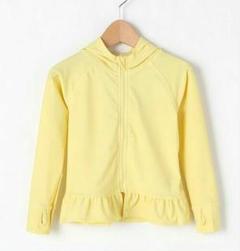 プティマイン☆フート付きラッシュガード　イエロー　90サイズ　ベビー