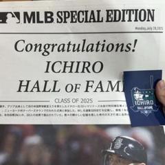 イチロー　号外&ステッカー　セット