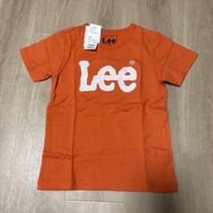 Lee オレンジ ロゴ Tシャツ 130
