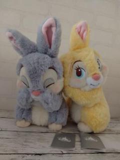 とんすけ 、ミスバニーセットfluffy cutie ぬいぐるみ ディズニーストア とんすけ ミスバニー ぬいぐるみ fluffy cutie