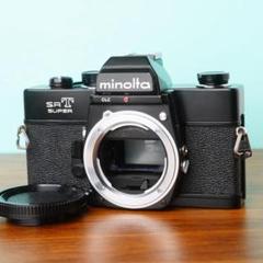 完動品◎ミノルタSRT SUPER ブラック 50mm f1.4 48/425 6720円 完動品◎ミノルタ SRT SUPER ボディ ブラック フィルム