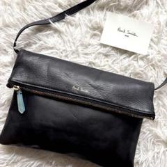 美品✨ポールスミス ショルダーバッグ サコッシュ マルチカラー フラップ レザー