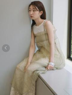 Kastane　シアーシャーリングワンピースSETのサムネイル