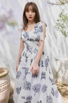 【美品】Her lip to ひまわりワンピース Sサイズ herlipto Sunflower-printed Midi Dress ワンピース ヒマワリ