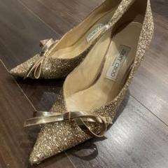 【極美品】JIMMY CHOO ミントグリーン フラットシューズ　39 極美品】JIMMY CHOO ミントグリーン フラットシューズ39