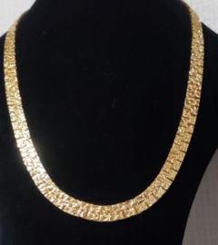 Textured Gold ゴールド テクスチャー仕上げ ネックレス